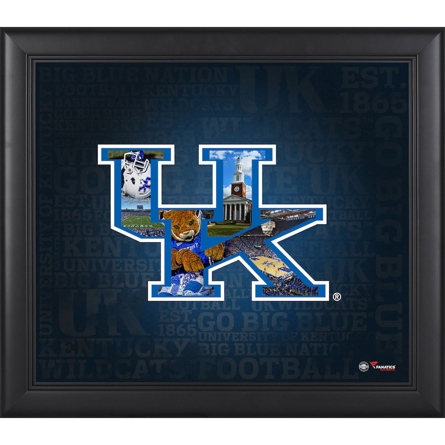 Kentucky Wildcats Framed 15'' x 17'' Team Heritage Collage