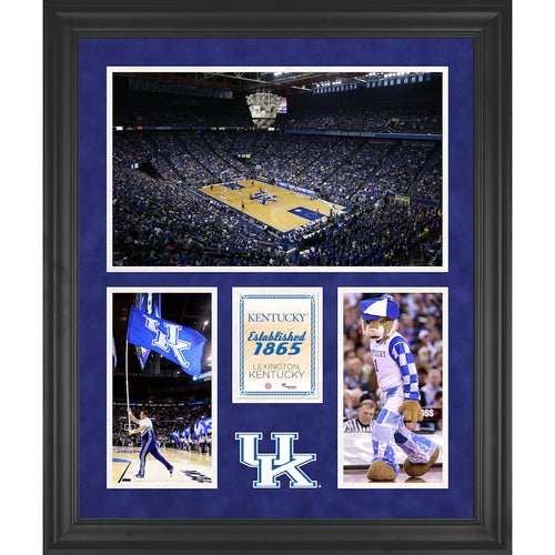 Kentucky Wildcats Commonwealth Stadium Framed 20'' x 24'' 3-Opening Collage