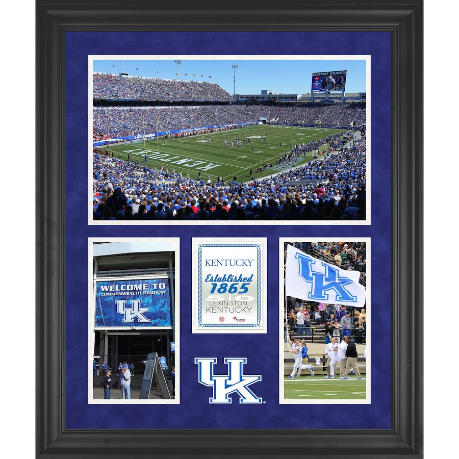 Kentucky Wildcats Rupp Arena Framed 20'' x 24'' 3-Opening Collage