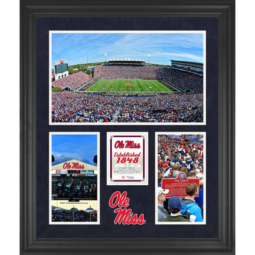 Ole Miss Rebels Vaught-Hemingway Stadium Framed 20'' x 24'' 3-Opening Collage
