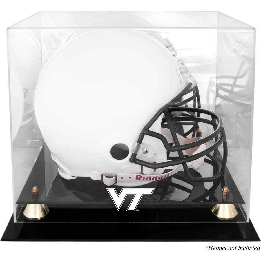 Virginia Tech Hokies Golden Classic Team Logo Helmet Case with Mirrored Back