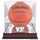Virginia Tech Hokies Mahogany Antique Finish Logo Basketball Display Case with Mirror Back