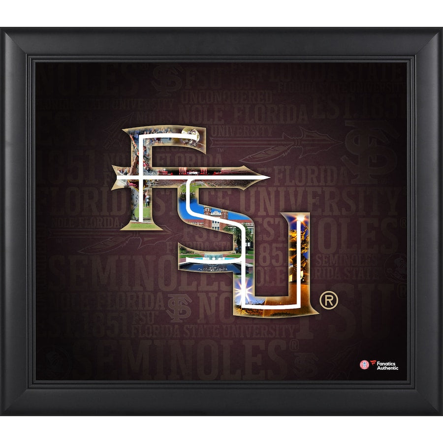 Florida State Seminoles Framed 15'' x 17'' Team Heritage Collage