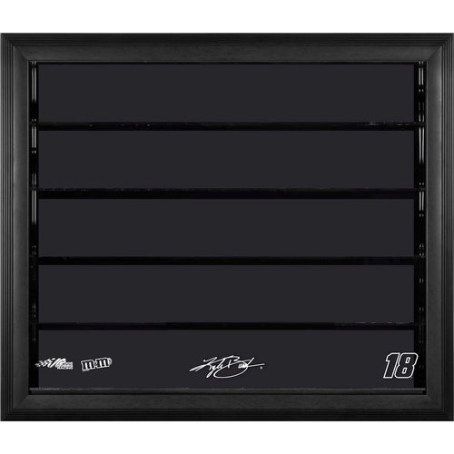 Kyle Busch #18 Joe Gibbs Racing 10 Car 1/24 Scale Die Cast Display Case With Black Frame