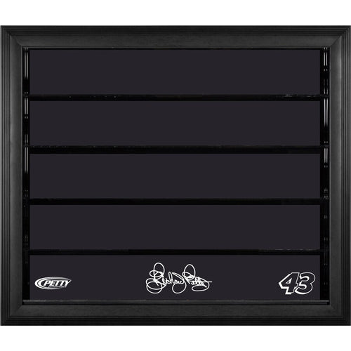 Richard Petty #43 Petty Motorsports 10 Car 1/24 Scale Die Cast Display Case With Black Frame