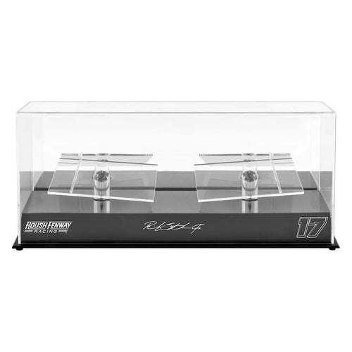 Ricky Stenhouse Jr #17 Roush Fenway Racing 2 Car 1/24 Scale Die Cast Display Case With Platforms