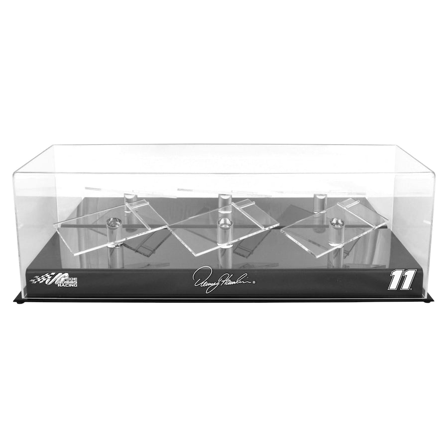 Denny Hamlin #11 Joe Gibbs Racing 3 Car 1/24 Scale Die Cast Display Case With Platforms