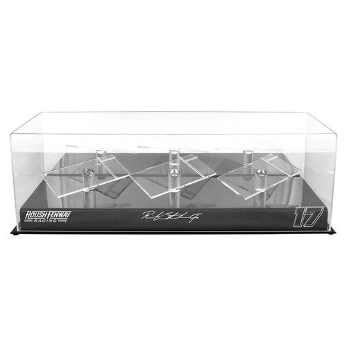 Ricky Stenhouse Jr #17 Roush Fenway Racing 3 Car 1/24 Scale Die Cast Display Case With Platforms