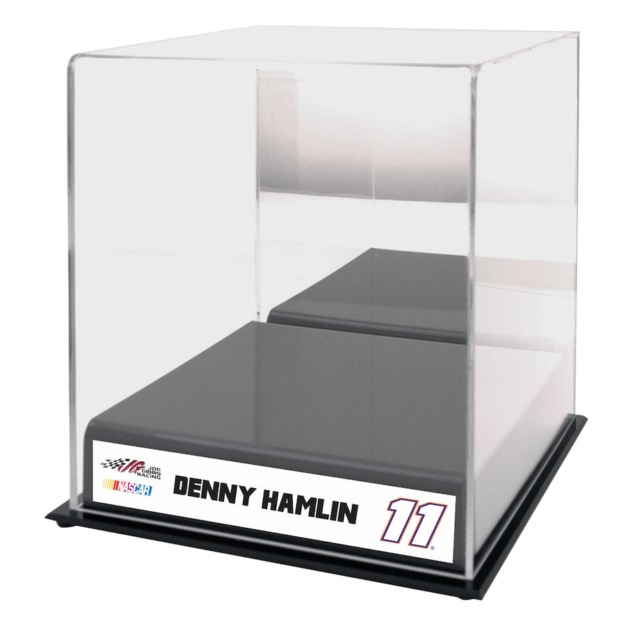 Denny Hamlin #11 Joe Gibbs Racing Sublimated Logo Acrylic Mini Helmet Case