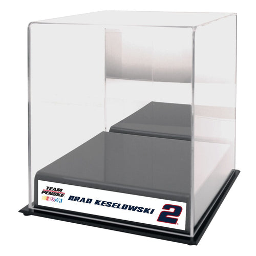 Brad Keselowski #2 Team Penske Sublimated Logo Acrylic Mini Helmet Case