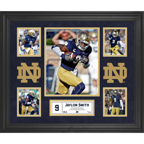Jaylon Smith Notre Dame Fighting Irish Framed 23'' x 27'' 5-Photo Collage