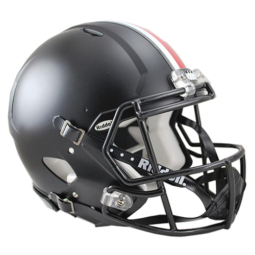 Riddell Ohio State Buckeyes Black Revolution Speed Full-Size Authentic Football Helmet