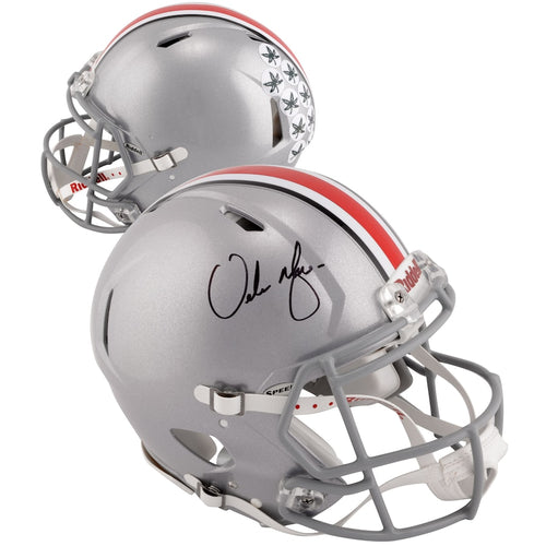 Urban Meyer Ohio State Buckeyes Autographed Riddell Speed Pro-Line Helmet