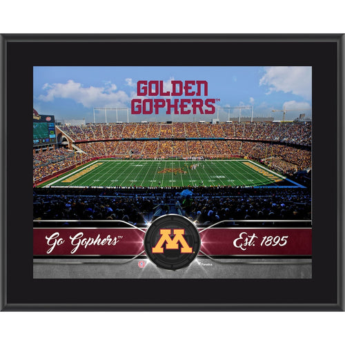 Minnesota Golden Gophers 10.5'' x 13'' Sublimated Team Plaque