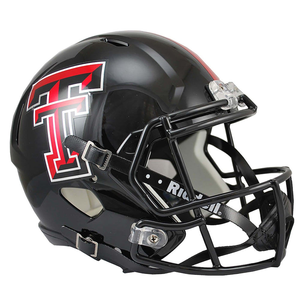 Riddell Texas Tech Red Raiders Revolution Speed Full-Size Replica Football Helmet
