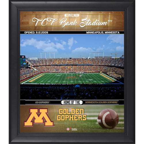 Minnesota Golden Gophers Framed 15'' x 17'' Welcome Home Collage