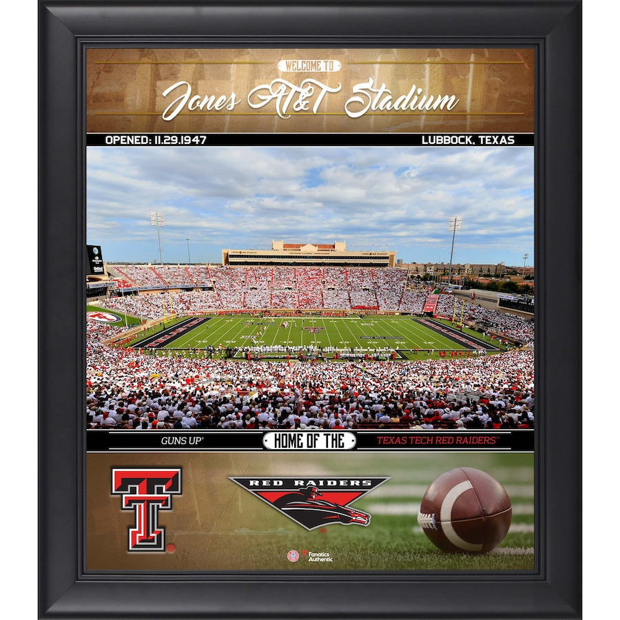 Texas Tech Red Raiders Framed 15'' x 17'' Welcome Home Collage
