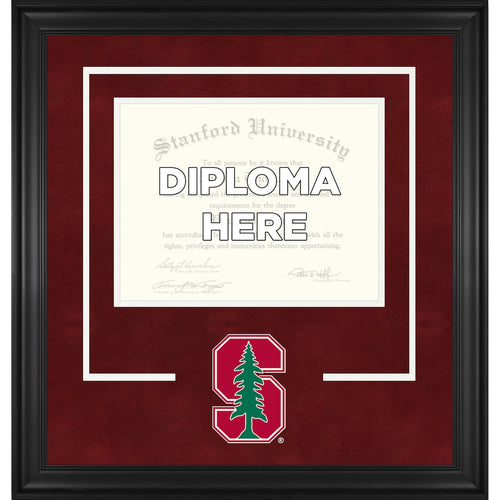 Stanford Cardinal Deluxe 8.5'' x 11'' Diploma Frame with Team Logo