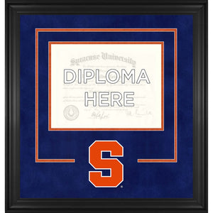 Syracuse Orange Deluxe 8.5'' x 11'' Diploma Frame with Team Logo