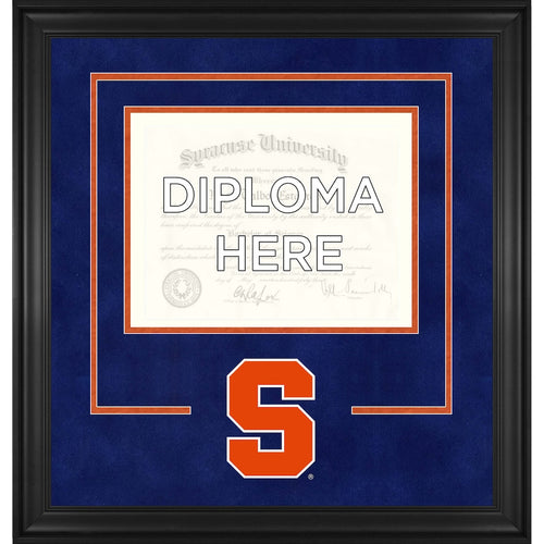 Syracuse Orange Deluxe 8.5'' x 11'' Diploma Frame with Team Logo