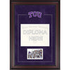 TCU Horned Frogs Deluxe 8.5'' x 11'' Diploma Frame with Team Logo - Insert Your Own 4'' x 6'' Photograph