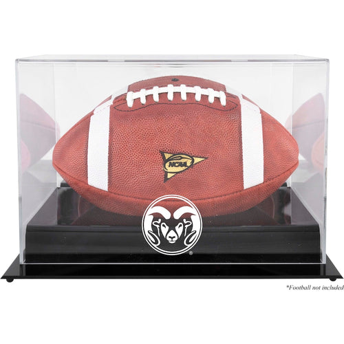 Colorado State Rams Black Base Football Display Case