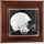 Colorado State Rams Brown Framed Wall-Mountable Mini Helmet Display Case