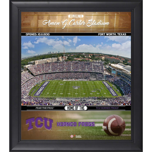 TCU Horned Frogs Framed 15'' x 17'' Welcome Home Collage