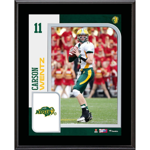 Carson Wentz North Dakota State Bison 10.5'' x 13'' Sublimated Player Plaque