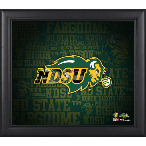 North Dakota State Bison Framed 15'' x17'' Team Heritage Collage