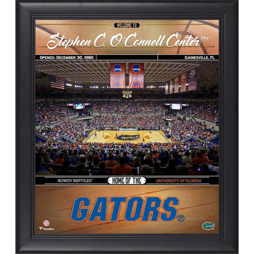 Florida Gators Framed 15'' x 17'' Basketball Welcome Home Collage