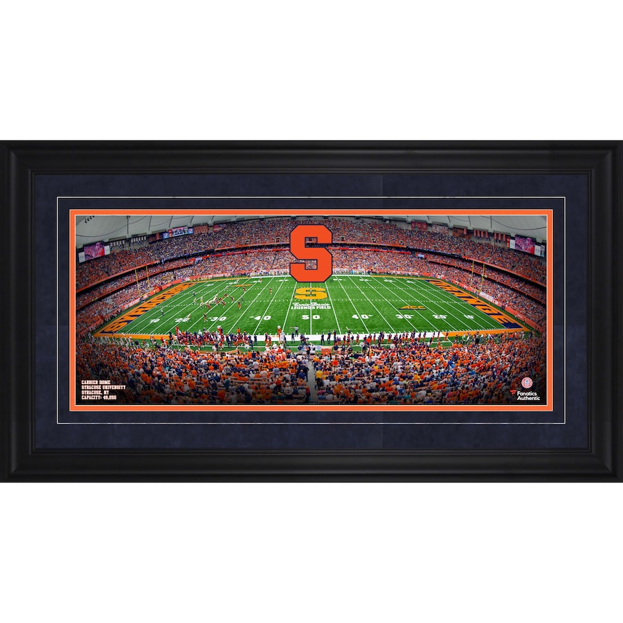 Syracuse Orange Framed 17'' x 31'' Carrier Dome Gameday Panoramic