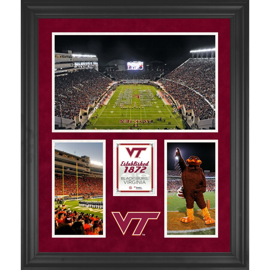 Virginia Tech Hokies Framed 20'' x 24'' Lane Stadium 3-Opening Collage