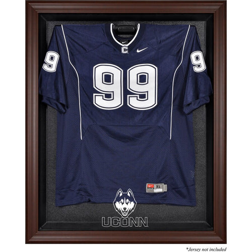 UConn Huskies Brown Framed Logo Jersey Display Case