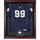 UConn Huskies Mahogany Framed Logo Jersey Display Case