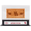 Houston Cougars Hofheinz Pavilion 9.5'' x 6.5'' Sublimated Display Case with Engraved Game-Used Court