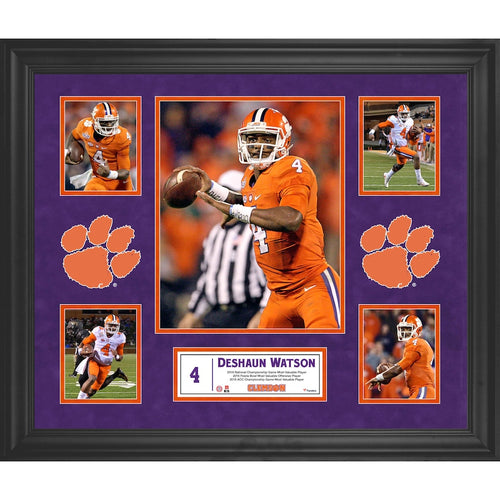 Deshaun Watson Clemson Tigers Framed 23'' x 27'' 5-Photo Collage