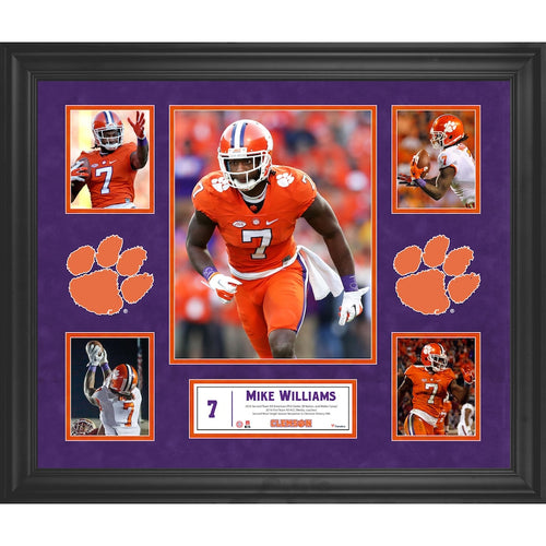 Mike Williams Clemson Tigers Framed 23'' x 27'' 5-Photo Collage