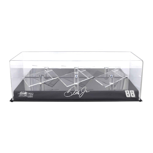 Dale Earnhardt Jr. #88 Hendrick Motorsports 3 Car 1/24 Scale Die Cast Display Case with Platforms and JR Nation Appreci88ion Logo