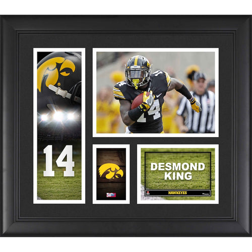 Desmond King Iowa Hawkeyes Framed 15'' x 17'' Player Collage
