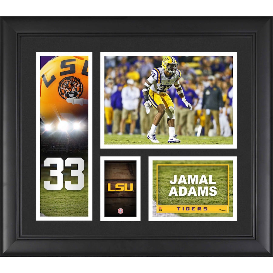 Jamal Adams LSU Tigers Framed 15'' x 17'' Player Collage