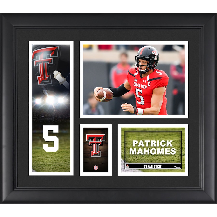 Patrick Mahomes Texas Tech Red Raiders Framed 15'' x 17'' Player Collage
