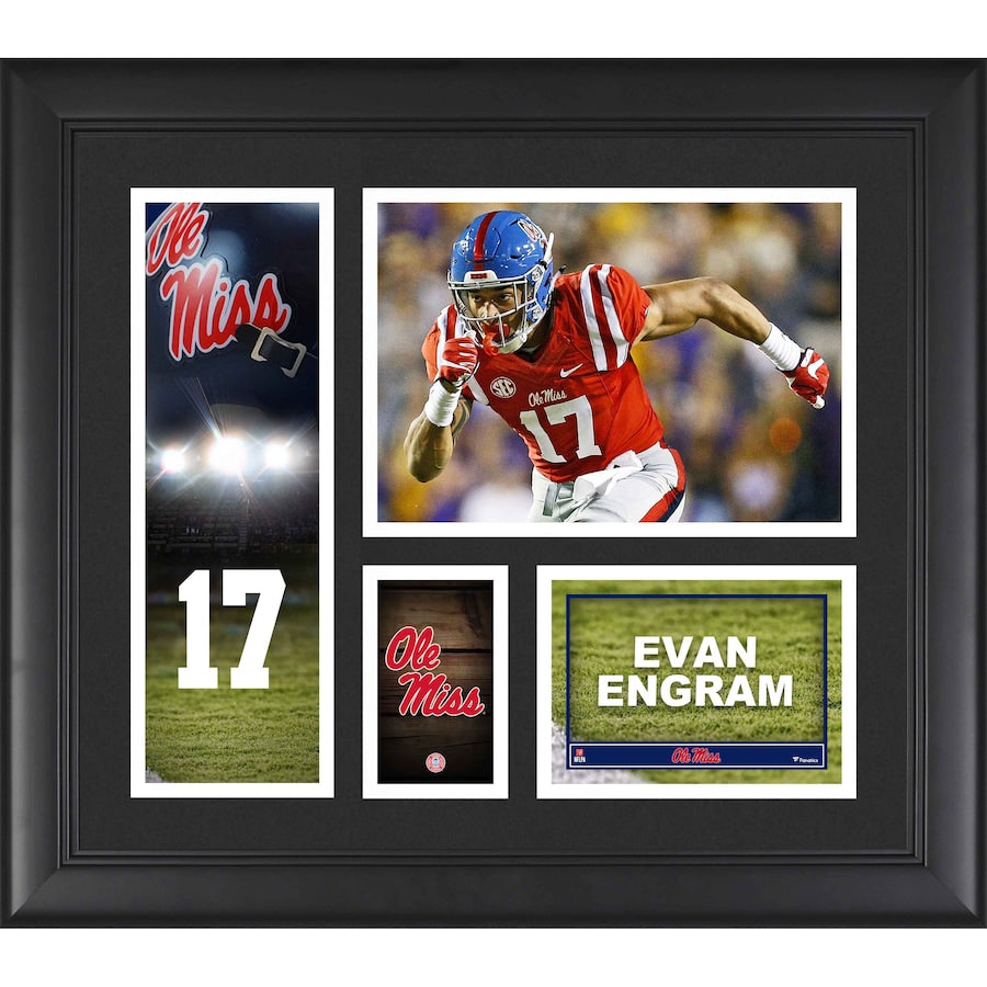 Evan Engram Ole Miss Rebels Framed 15'' x 17'' Player Collage