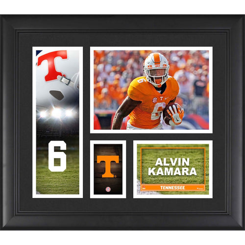 Alvin Kamara Tennessee Volunteers Framed 15'' x 17'' Player Collage