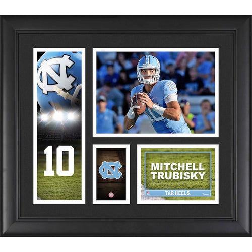 Mitchell Trubisky North Carolina Tar Heels Framed 15'' x 17'' Player Collage