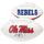 Evan Engram Ole Miss Rebels Autographed White Panel Football