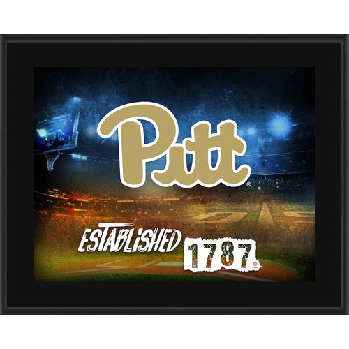 Pittsburgh Panthers 10.5'' x 13'' Sublimated Horizontal Team Logo Plaque