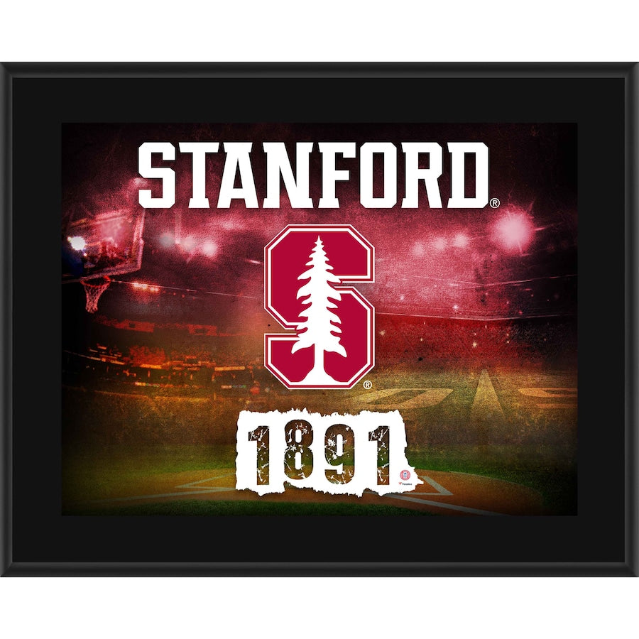 Stanford Cardinal 10.5'' x 13'' Sublimated Horizontal Team Logo Plaque