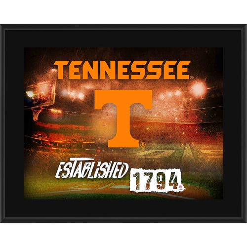 Tennessee Volunteers 10.5'' x 13'' Sublimated Horizontal Team Logo Plaque
