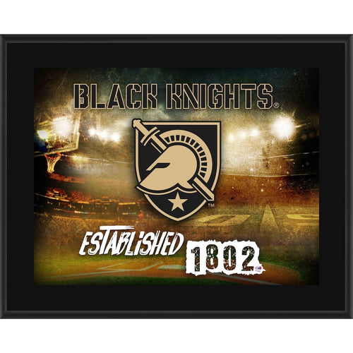Army Black Knights 10.5'' x 13'' Sublimated Team Logo Plaque